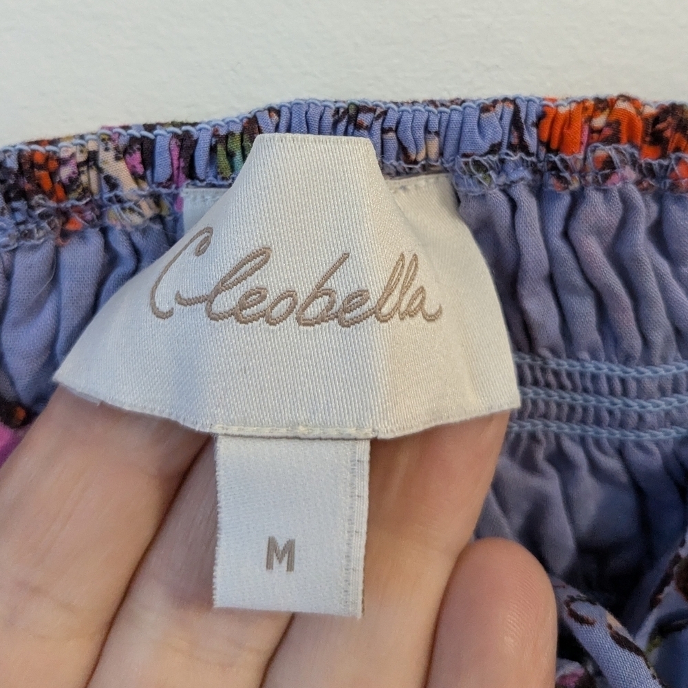 NEW Cleobella Brenna Floral Print Peplum - Picture 6 of 8